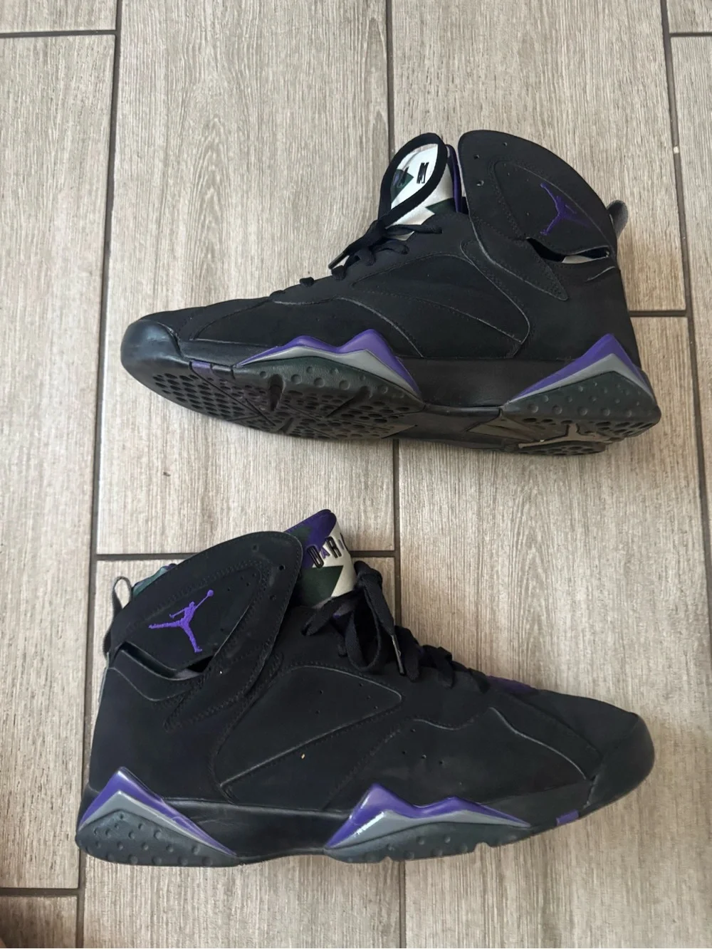 Jordan Men’s High-Top Basketball Shoes - Black & Purple